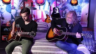 Ray Wylie Hubbard and Lucas Hubbard perform quotSnake Farmquot in bed  MyMusicRx Bedstock 2017 [upl. by Liederman446]