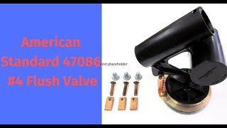 American Standard 4 Flush Valve For One Piece Toilet [upl. by Akirrehs]