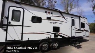 SportTrek ST282VRL Travel Trailer Walkaround  OptimumRVcom [upl. by Ednarb]