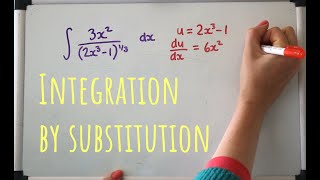 Integration by substitution [upl. by Esaertal]