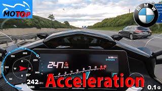 BMW K1600GT 2023  ACCELERATION  Gopro GPS and DRAGY measured [upl. by Ysle]