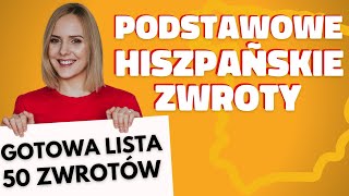 Przydatne zwroty po hiszpańsku  50 podstawowych wyrażeń [upl. by Grobe]