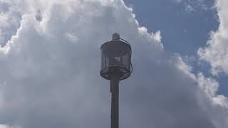 Federal Signal RSH10 Thunderbeam Siren At Chandler Oklahoma [upl. by Ttoile]