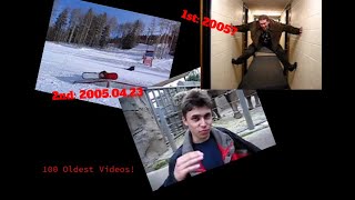 Top 100 Oldest YouTube Videos [upl. by Enelra473]