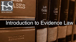 Introduction to Evidence Law [upl. by Laband]