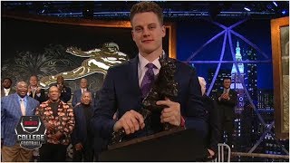 Joe Burrow wins the 2019 Heisman Trophy  College Football on ESPN [upl. by Mcafee]