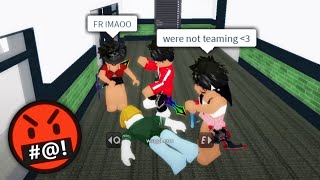 Most Toxic MM2 Teamers Ive Seen In My Life Murder Mystery 2 [upl. by Neau]