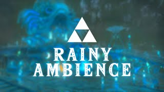 Zelda  Rainy Zoras Domain  Ambience 10 Hours [upl. by Dnama]