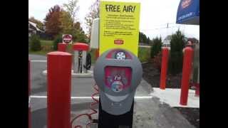 Fully Automated Tire Air Pump FREE at GetGo Gas stations [upl. by Sdlonyer150]