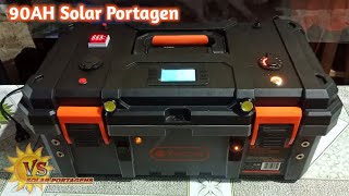 90AH Solar Portagen Hybrid System [upl. by Aikram]