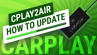 How to update CarPlay CPLAY2air dongle to the latest firmware  CarPlay Life [upl. by Ovida]