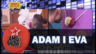 Adam i Eva  Anđelo i Teodora vs Sara i Vojke Ami G Show S10 [upl. by Oswell787]