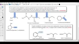 Nomenclatura IUPAC de Aldehídos y Cetonas ona al oxo carbaldehído formil [upl. by Daeriam80]