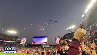 Super Bowl LV flyover [upl. by Clementi]