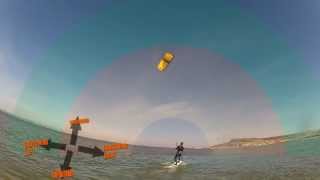 Kitesurfing lesson how to water start [upl. by Kristan]