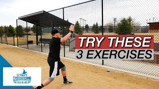 How To Build Arm Strength and Throwing Velocity 3 Exercises [upl. by Oilut]