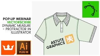 Webinar  VECTORSCRIBE  Dynamic Measure  Protractor in Illustrator [upl. by Scammon]