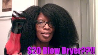 Dyson Supersonic Blow Dryer Review on Natural Hair  The Tessa Stewart [upl. by Melborn974]