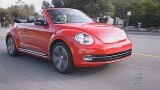 2014 VW Beetle Convertible  Review and Road Test [upl. by Akeemat]