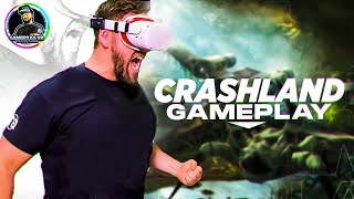 FIGHTING TO SURVIVE Crashland Gameplay Oculus Quest 2 [upl. by Akiem185]