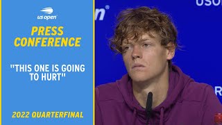 Jannik Sinner Press Conference  2022 US Open Quarterfinal [upl. by Forrester293]