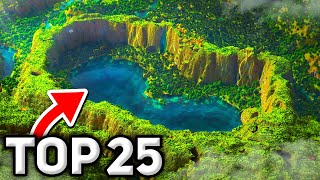 TOP 25 BEST NEW SEEDS For BUILDING In MINECRAFT 121 Bedrock amp Java [upl. by Yevreh]