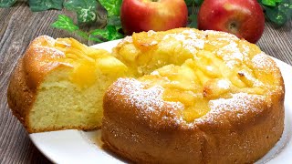 Easy Apple Cake Recipe  Super Soft and Fluffy Apple Cake [upl. by Strade]