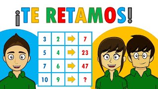 TE RETAMOS  Acertijos locos  RETOS MATEMÁTICOS [upl. by Alitha]