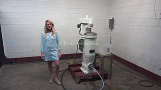 Sharples AS16V Vertical Centrifuge Demonstration [upl. by Eenor467]