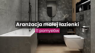 Aranżacja małej łazienki  11 pomysłów [upl. by Annaerb]