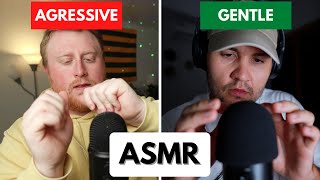 ASMR  Fast amp Aggressive vs Slow amp Gentle Triggers [upl. by Alledi]