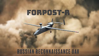 The Forpost Russian reconnaissance drone RUSSIANDRONE [upl. by Annerahs]