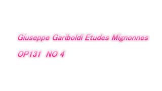 Giuseppe Gariboldi Etudes Mignonnes OP131 NO 4 [upl. by Ide]