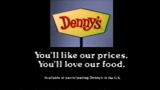 Dennys Commercial 1982 [upl. by Aihsyn]