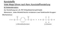 Kunststoffe Polykondensation [upl. by Ron]