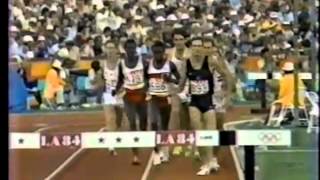 Henry Marsh  3000M Steeplechase Final 1984 Olympic [upl. by Burrow102]