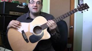 Sigma 000MC1STE Acoustic Guitar Review [upl. by Fugere]