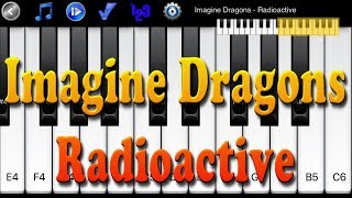 Imagine Dragons  Radioactive  How to Play Piano Melody [upl. by Conroy]