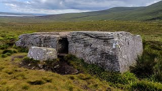 The megalithic chambered tomb of Dwarfie Stane Island of Hoy Orkney [upl. by Nogem]