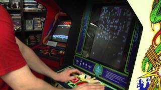 Classic Game Room  CENTIPEDE Arcade Machine review [upl. by Eelatan427]