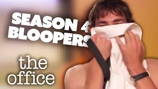 Season 4 Bloopers  The Office US  Comedy Bites [upl. by Ahsiekat]