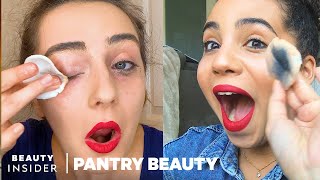 The Best Way To Take Off Makeup Without Makeup Remover  Pantry Beauty [upl. by Lemor]