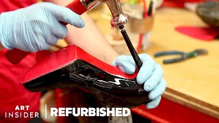 How 1000 Louboutins Are Professionally Restored  Refurbished [upl. by Eleazar]