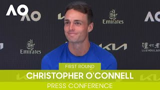 Christopher OConnell Press Conference 1R  Australian Open 2022 [upl. by Spiros831]