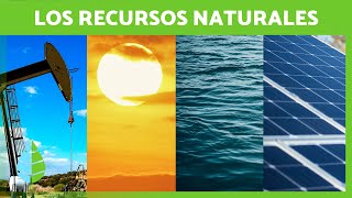 ¿Qué son los RECURSOS NATURALES ☀️💧 Definición Clasificación y Ejemplos [upl. by Cudlip]