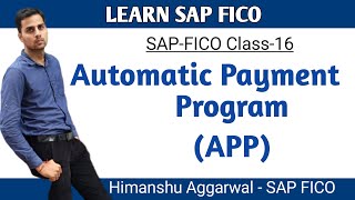 Automatic Payment Program in SAPFICO [upl. by Novhaj]