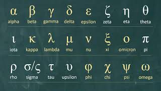 New Testament Greek Lesson 1 The Alphabet [upl. by Kial132]