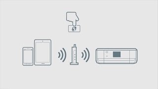 How to Connect a Printer with MobileSmart Device Using a WPS Button Epson XP620625 NPD5268 [upl. by Garth]