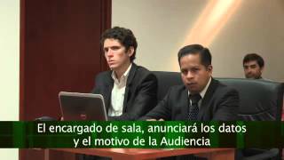 3 APERTURA DE LA AUDIENCIA Ejemplo Práctico del Sistema Acusatorio en México [upl. by Lectra]