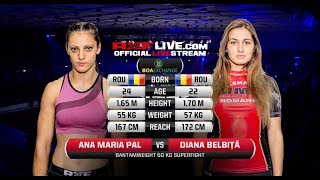 RXF  Diana BELBITA vs Ana Maria PAL [upl. by Ahkos]